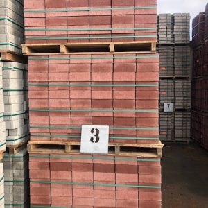 Dubbelklinkers rood nieuw 20x20x8 (P3)