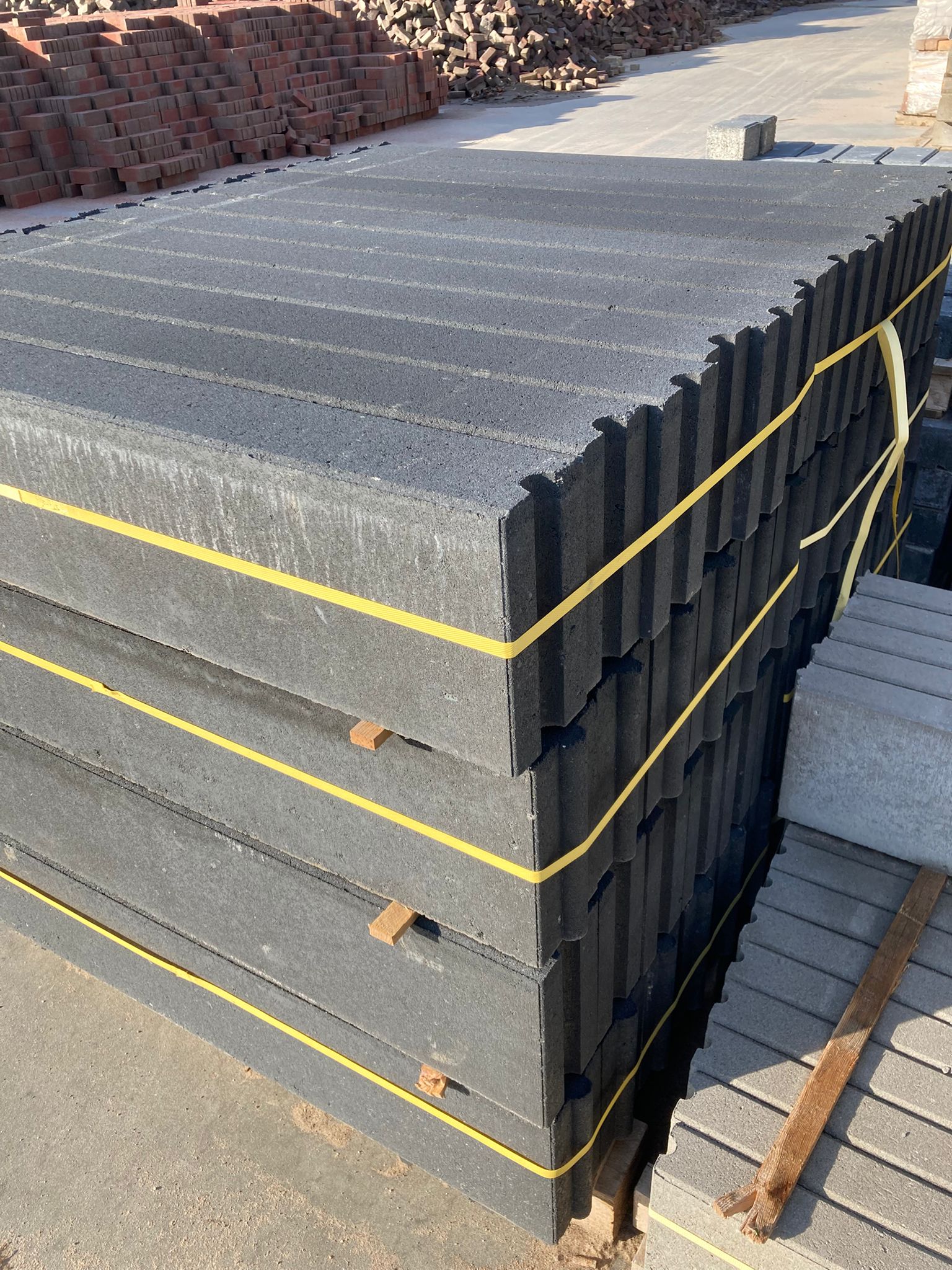 Opsluitbanden 10x20x100cm zwart(P90)