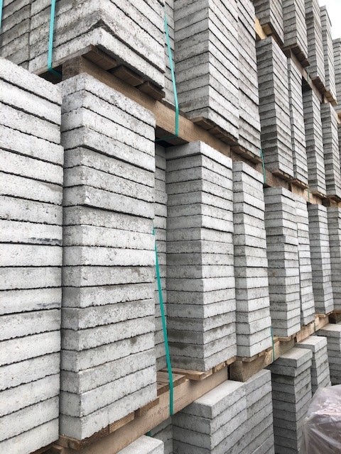 Betontegels 30x30x4.5cm b-keus grijs (P22) - Afbeelding 2