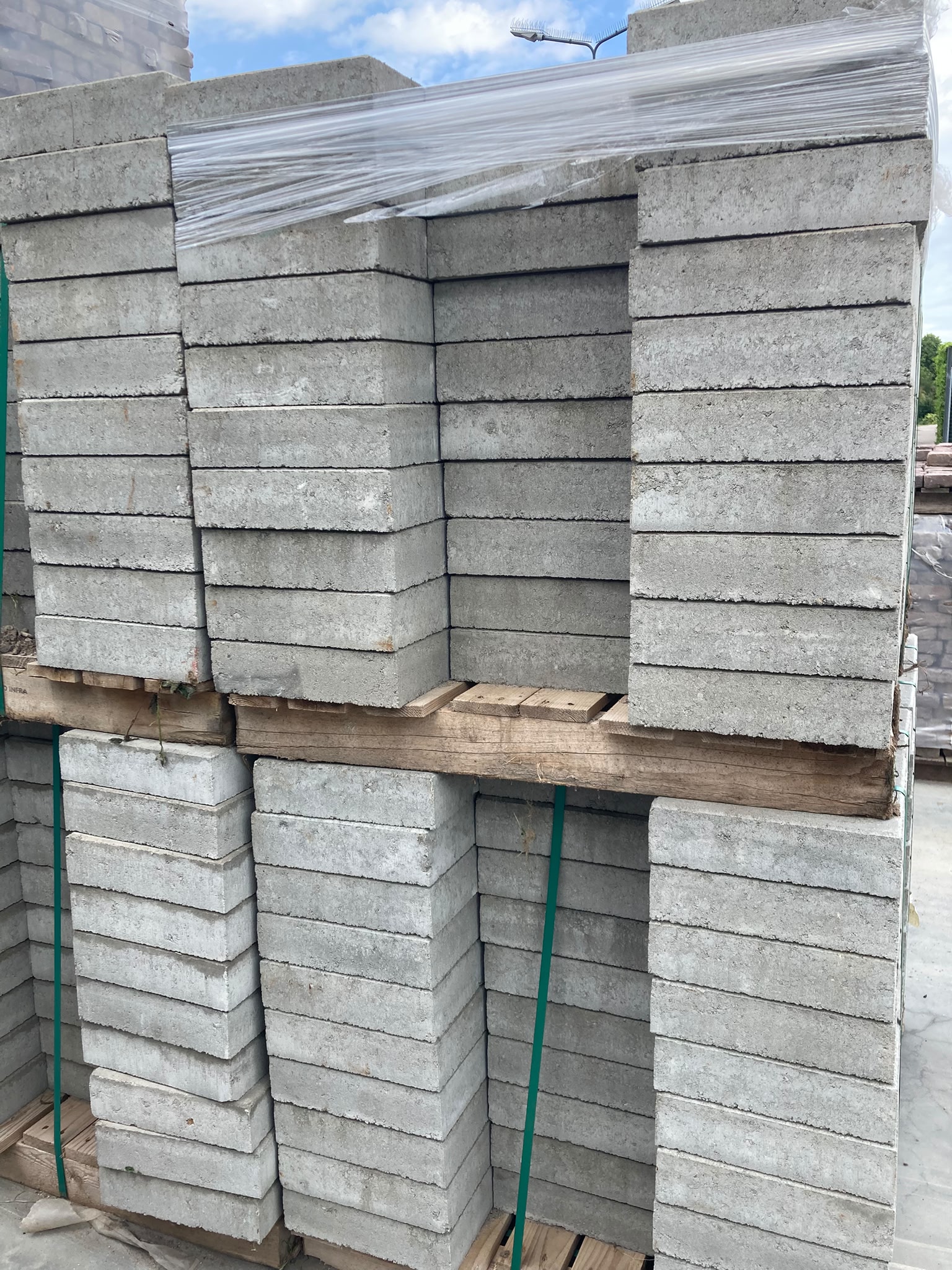 Betontegels grijs 30x30x8cm nieuw (P41) - Afbeelding 3